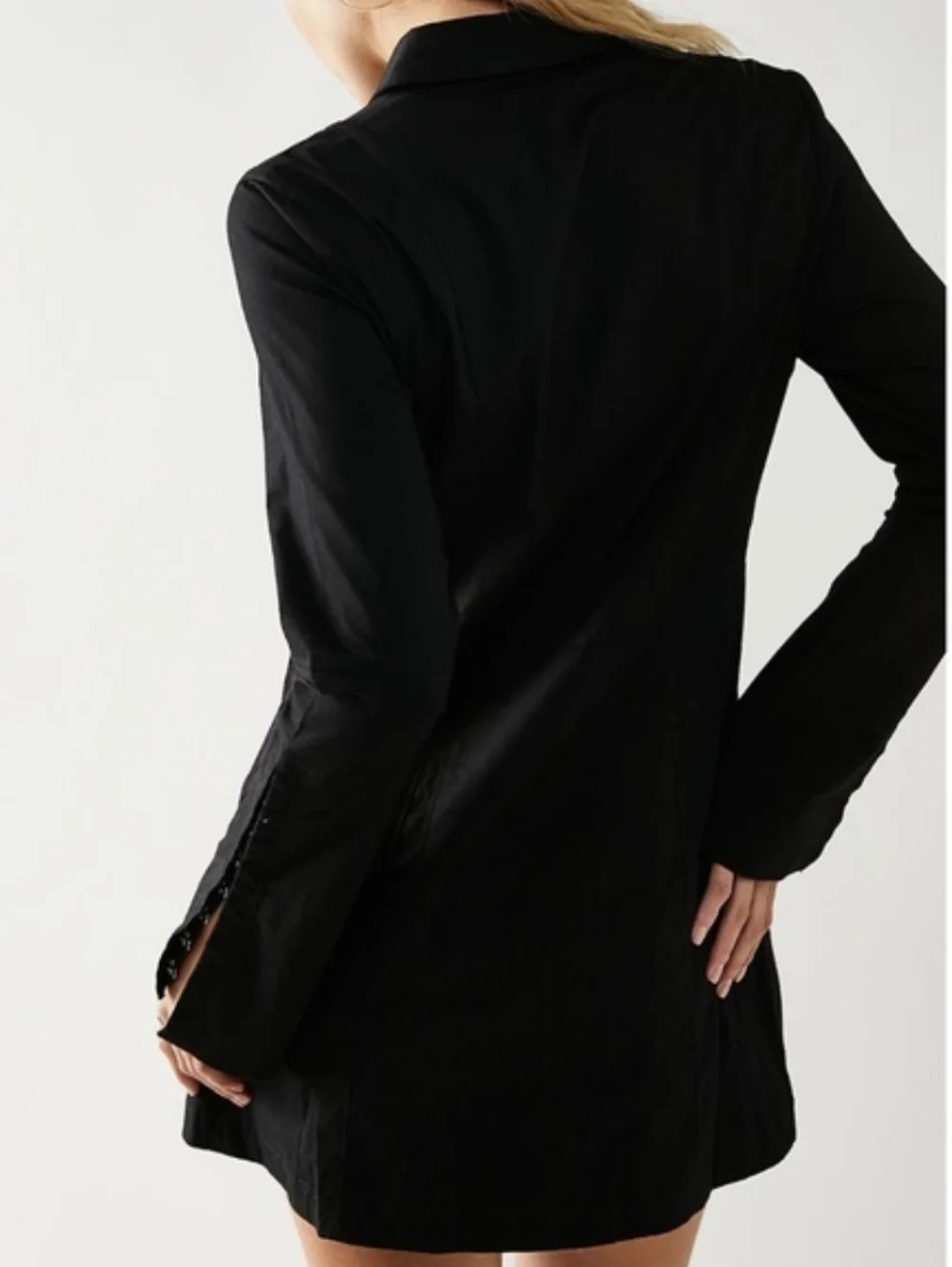 Free People Thea Button Front Mini Dress
